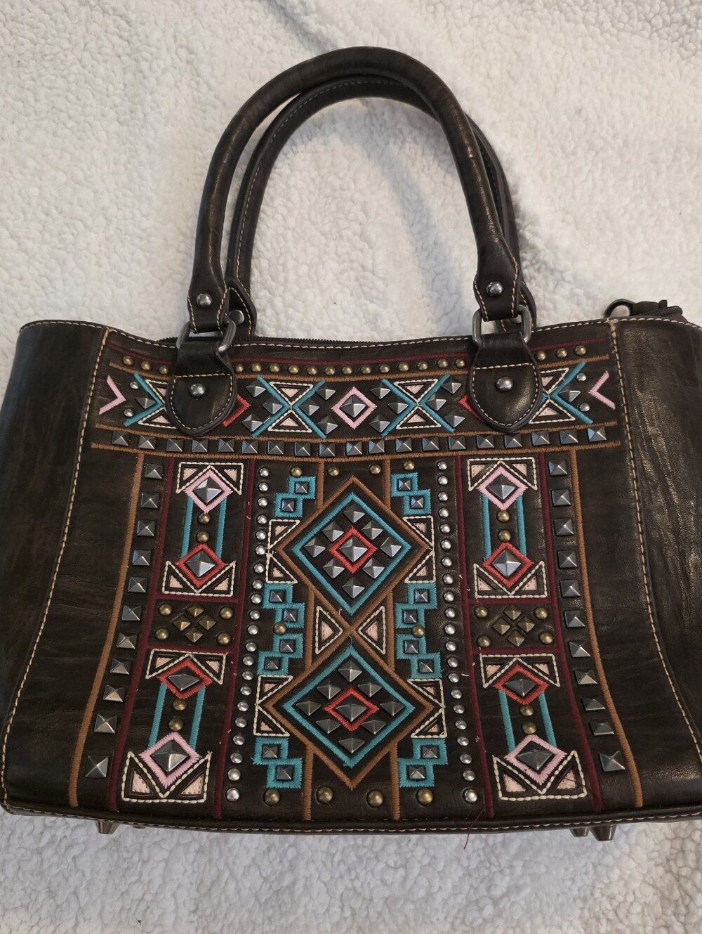 Montana West Conceal And Carry Womens Western Aztec Purse